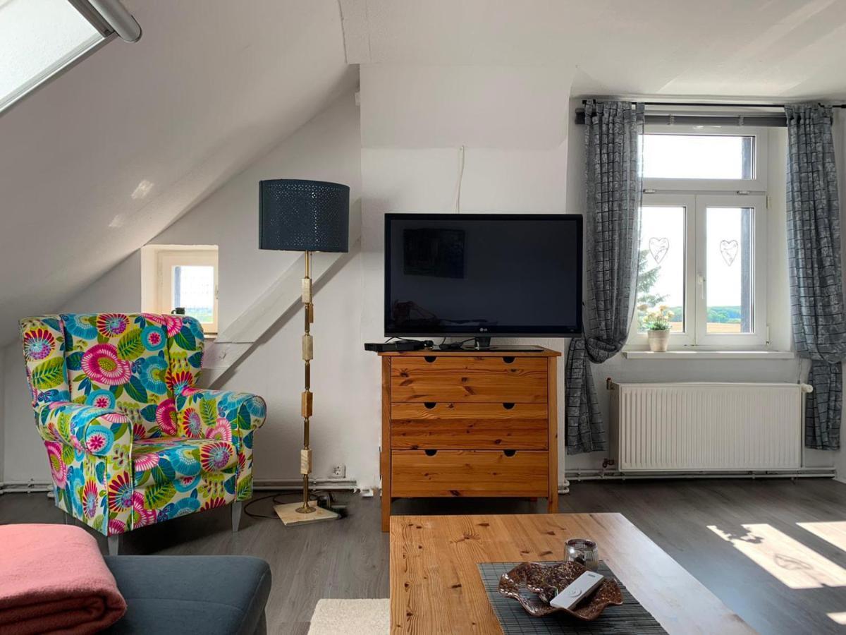 Vierseitenhof Hasenfelde - Ferienwohnung Feldblick Steinhofel Exterior foto